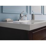 Delta Foundations 4 in. Centerset Single-Handle Bathroom Faucet in .