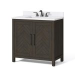 Home Decorators Collection Leary 36 in. W x 34.5 in. H Bath Vanity .