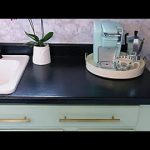 How to Paint Laminate Kitchen Countertops - DIY Network - YouTu