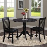 Amazon.com - 3 Pc small Kitchen Table and Chairs set-Kitchen Table .