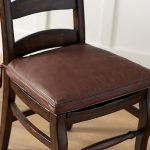 Classic Leather Dining Chair Cushion | Pottery Ba