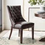 Hayes Tufted Leather Dining Chair | Pottery Ba