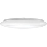 ETi 24 in. White Round LED Flush Mount Ceiling Light Kitchen .