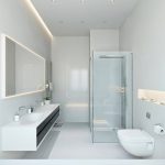 bathroom lighting ideas LED lighting contemporary white minimalist .