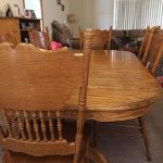 Best Amish Oak Dining Room Set for sale in Pueblo, Colorado for 20