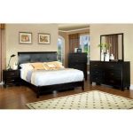 Furniture of America Muscett 4 Piece Queen Bedroom Set in Espresso .