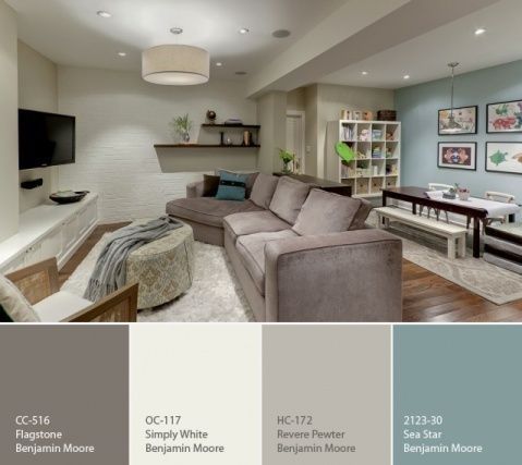 I like this color scheme for the living room and dining room .