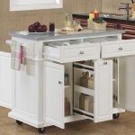 Small kitchen island with storage | Mobile kitchen island, Movable .