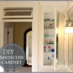 DIY bath remodel = DIY medicine cabine