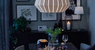 Romantic dinnertable with dimmable ceiling light. | Dimmable .