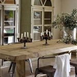 Furniture: Elegant Rustic Dining Tables In Room Black Reclaimed .