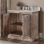 Shop Rustic Style 36-inch Natural Stone Top Single Sink Bathroom .