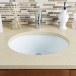 Hahn Ceramic Oval Undermount Bathroom Sink with Overflow - Walmart .