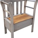 Amazon.com: Small Wooden Storage Bench Amish Furniture | Entryway .