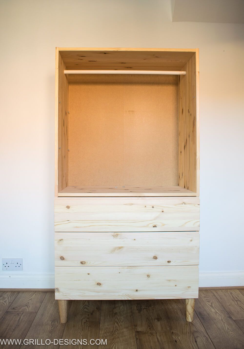 Pine Wardrobes for Adding Natural Texture  to Homes