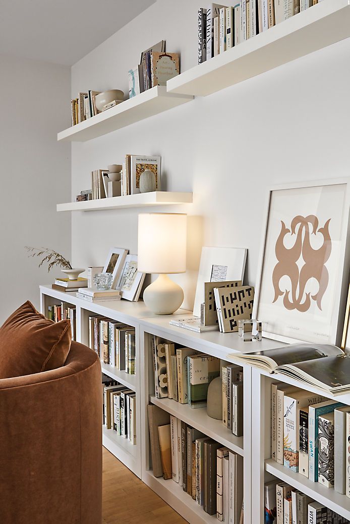 Living Room Shelves Add Personality to  Your Room