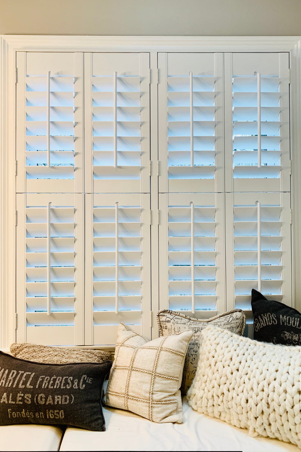Real Wood Shutters for Added Window Decor
