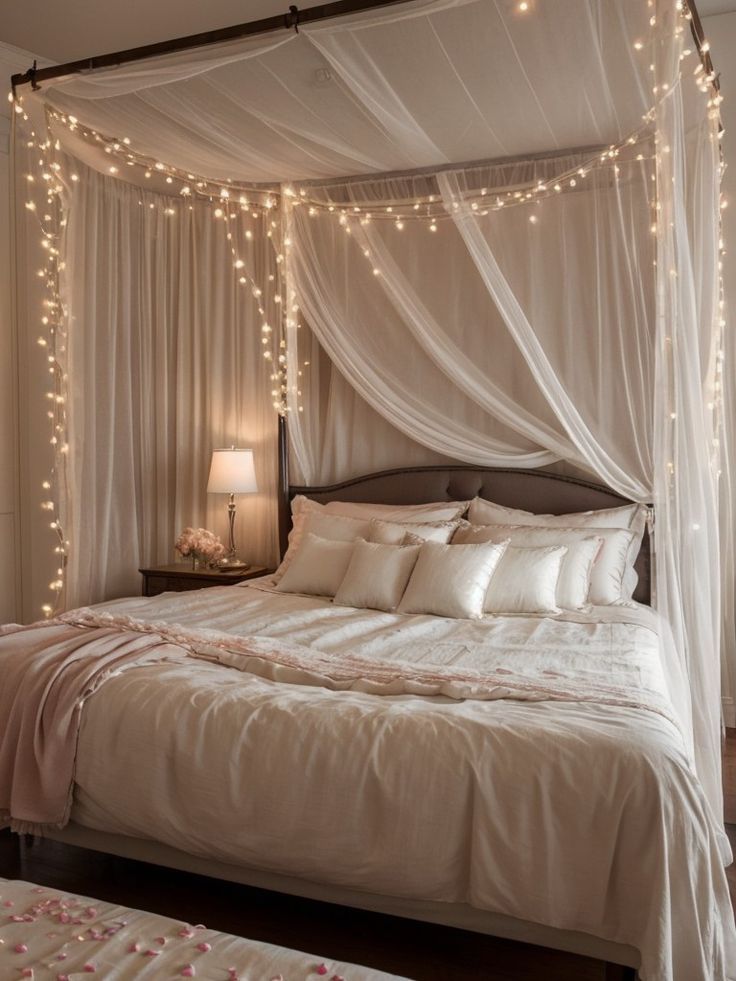 Canopy Bed Curtains for Added Style and  Sweet Dreams