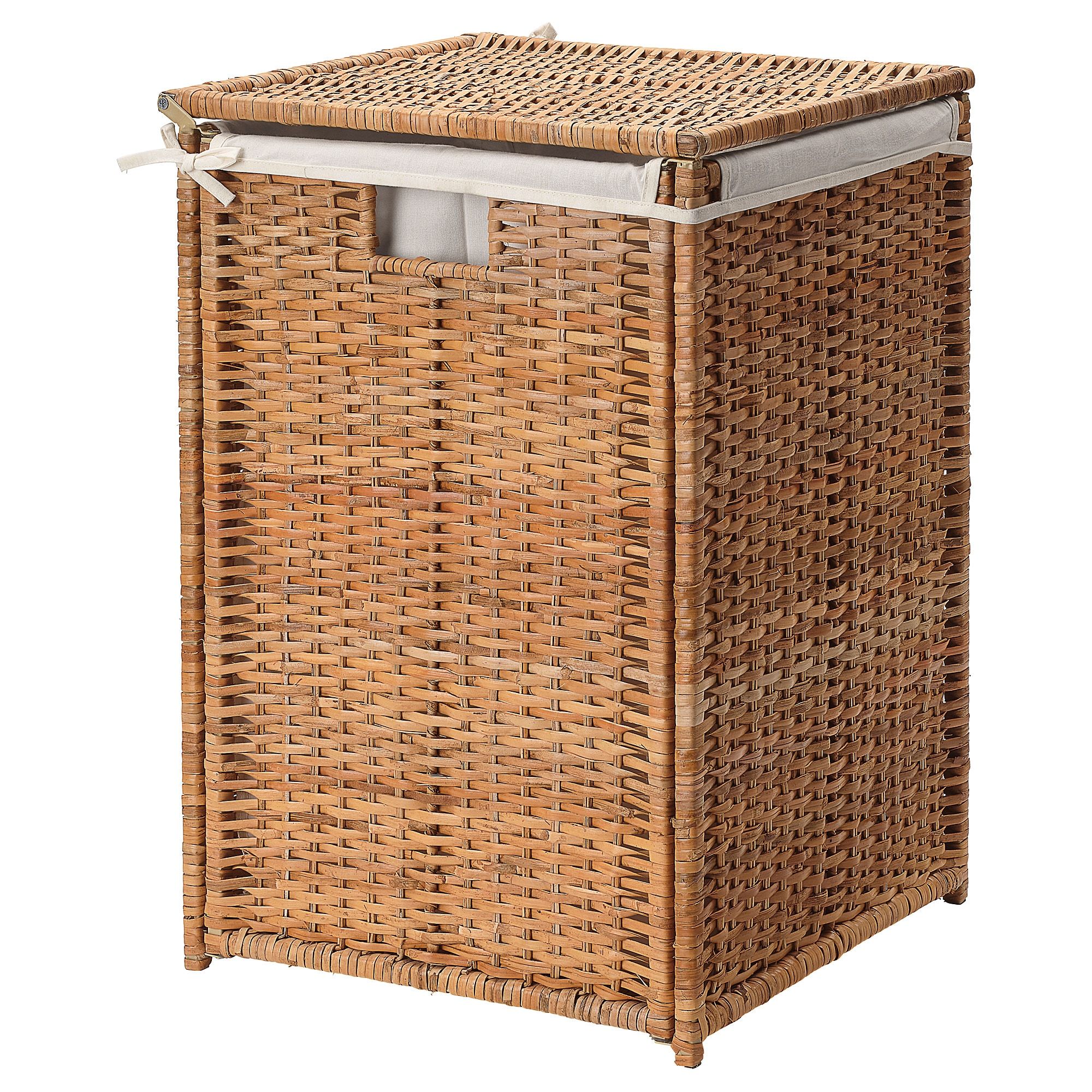 LIGHT WEIGHTED WICKERY LAUNDRY BASKET