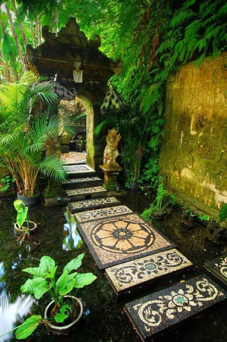 Add a natural look to your house with water gardens