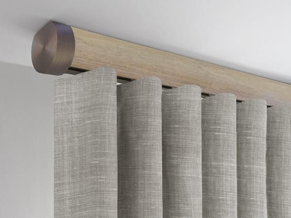 Wooden Curtain Poles for Adding Texture  to Your Windows