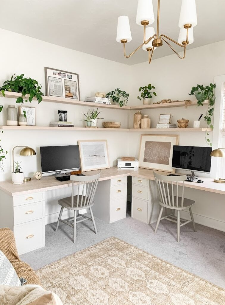 L Shaped Desks for More Practical Office  Work