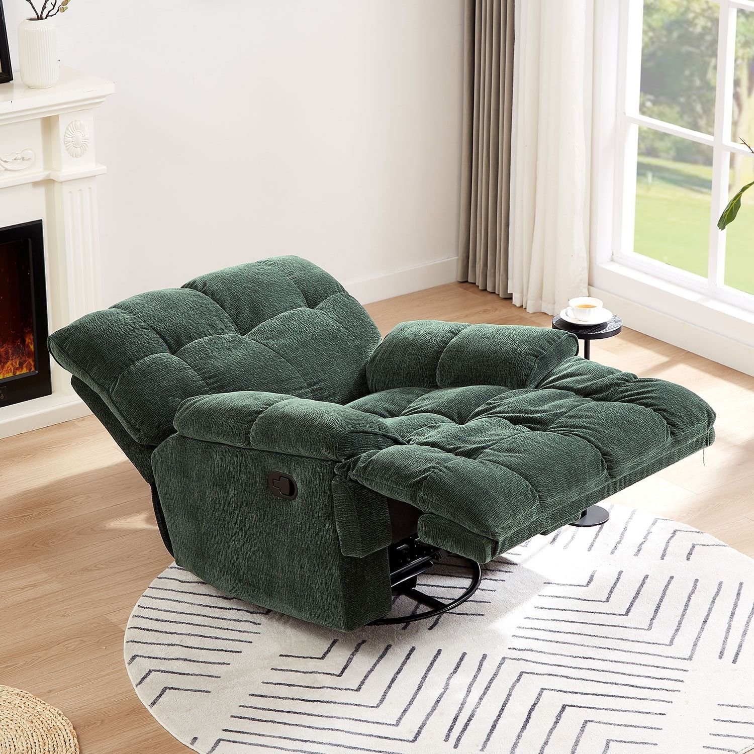 Swivel Rocker Recliner Offers Optimum Comfort goodworksfurniture