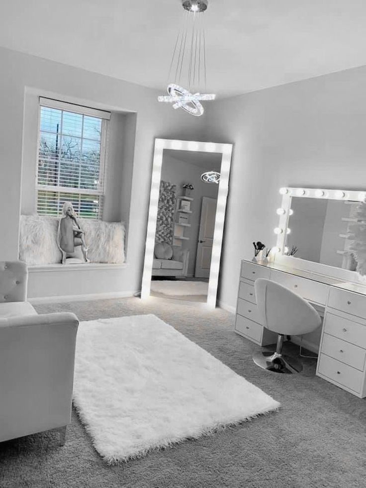 White Bedroom Vanity