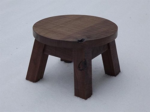 ... round wooden step stool ... EJINOWP