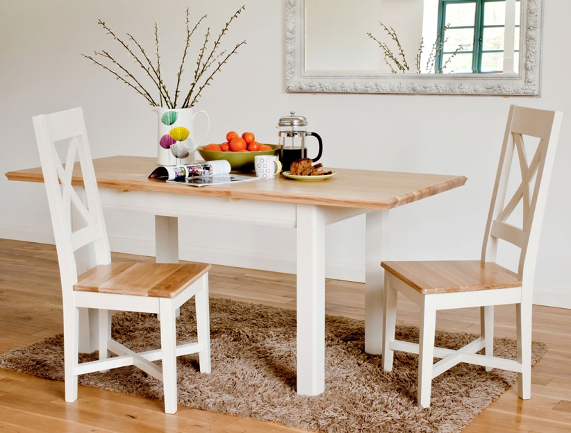 ... small dining table with brown and white color combination ... BARDXSV