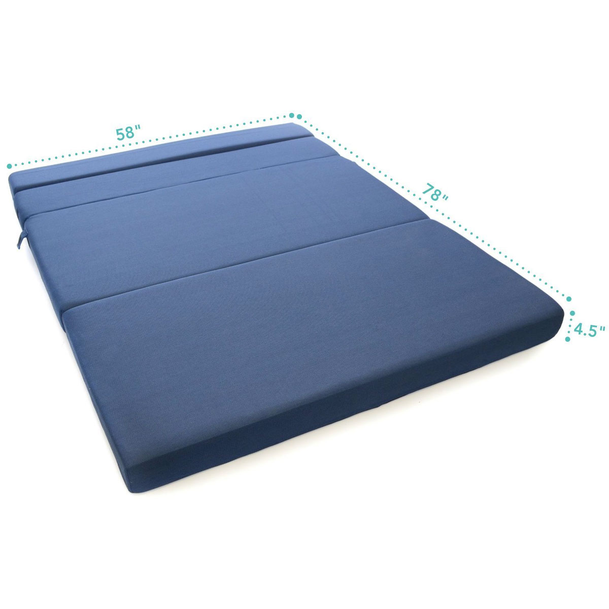 ... tri-fold foam folding mattress u0026 sofa bed ... KNAXFFT