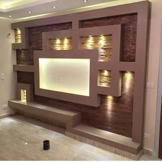 18 best tv wall units with led lighting that you must see BOUEGMC