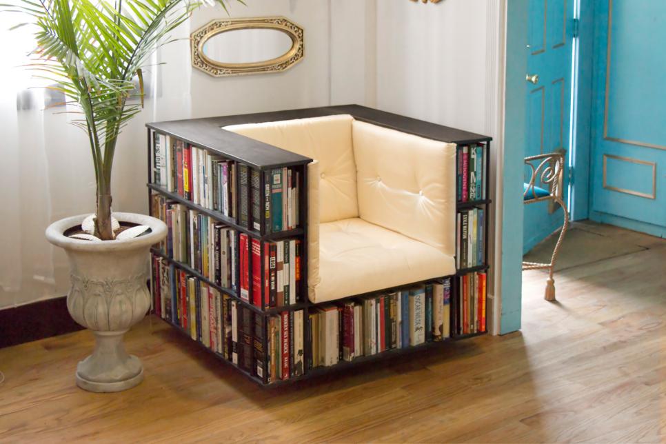 21 beautiful bookcases and creative book storage ideas | hgtv JYMDXIF