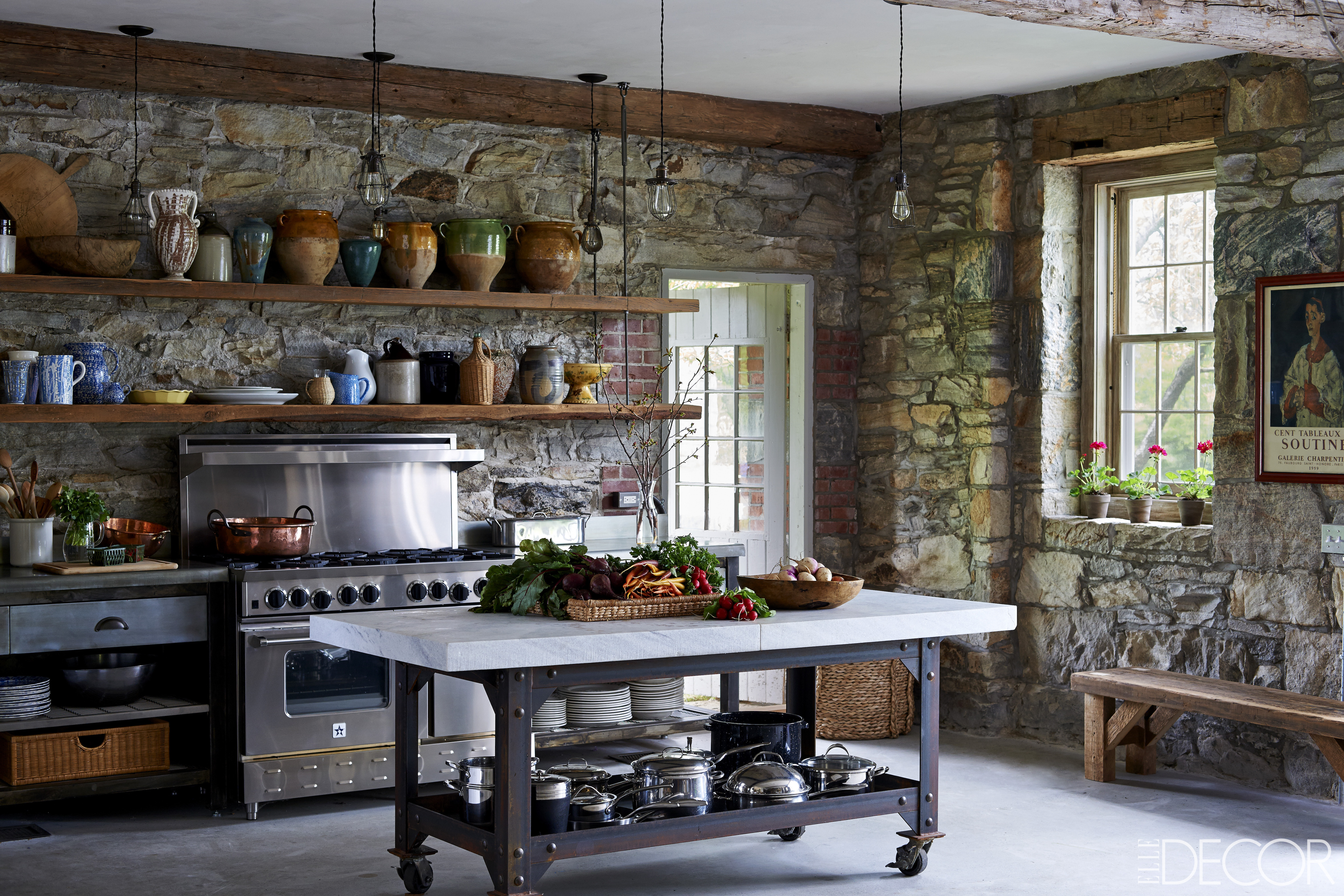25 rustic kitchen decor ideas - country kitchens design XTZVBBB