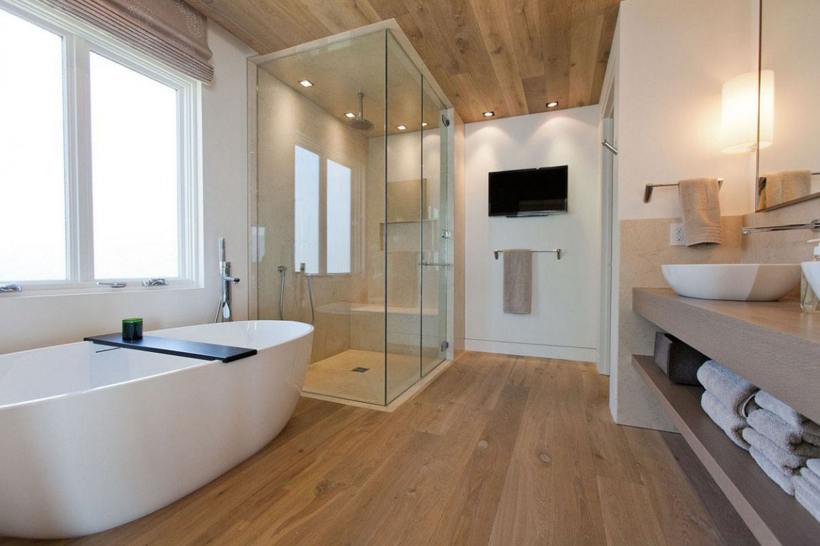 30 modern bathroom design ideas for your private heaven - freshome.com KJQUMCZ