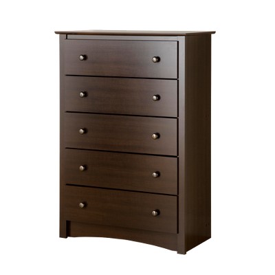5 drawer dresser brown - fremont AGBEDMH