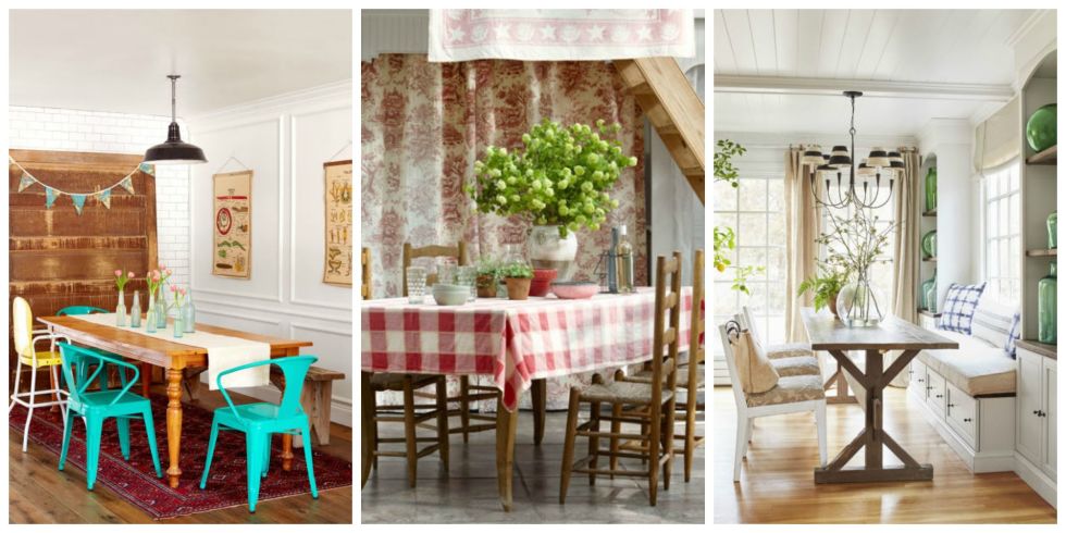 85 best dining room decorating ideas - country dining room decor VDHFEPG