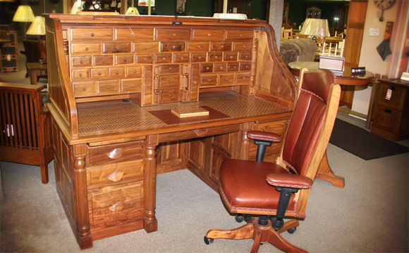 amish furniture presidentu0027s desk TGPWOKA