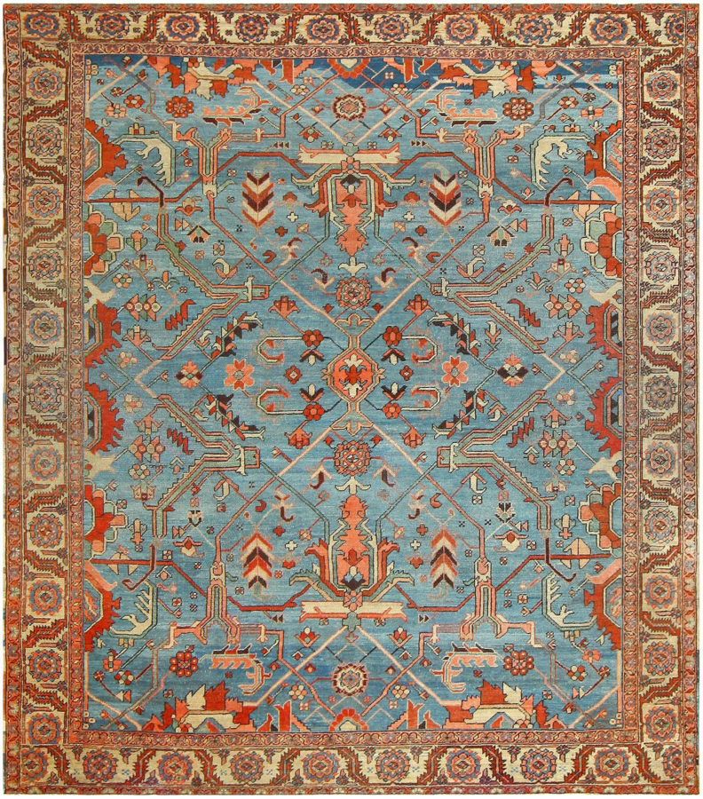 an ancient oriental rug HUUCSSJ