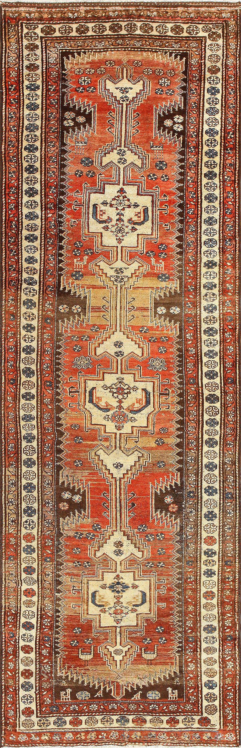 antique persian tribal kurdish runner rug 50263 nazmiyal DDHELNI