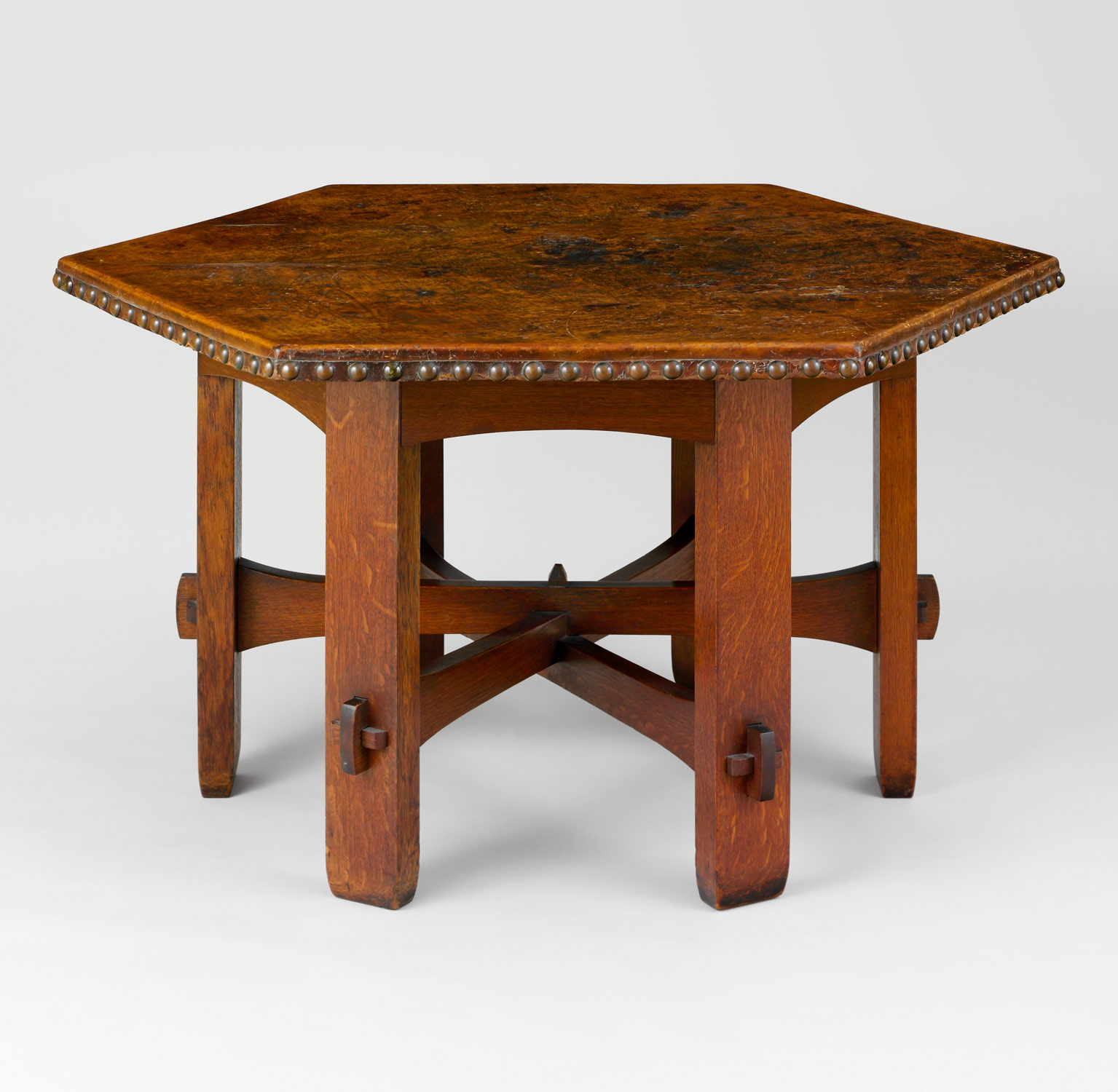 arts and crafts furniture library table ENYIKQM