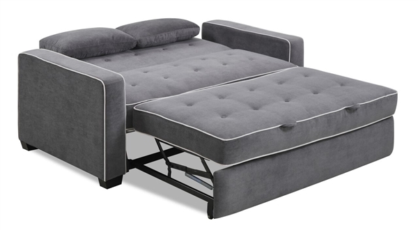 augustine queen loveseat convertible sofa bed by lifestyle solutions DVPWFVD