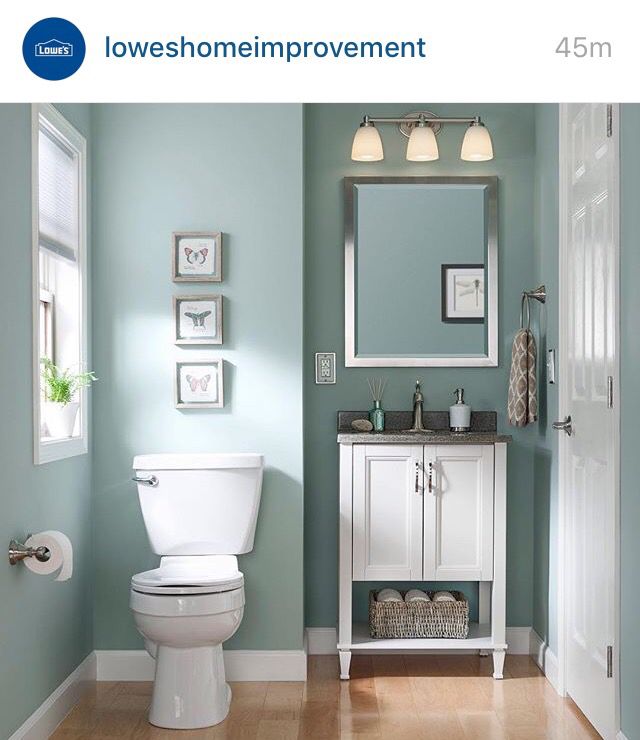 bathroom colors sherwin williams worn turquoise - nice color for a guest bathroom YAXMSEP