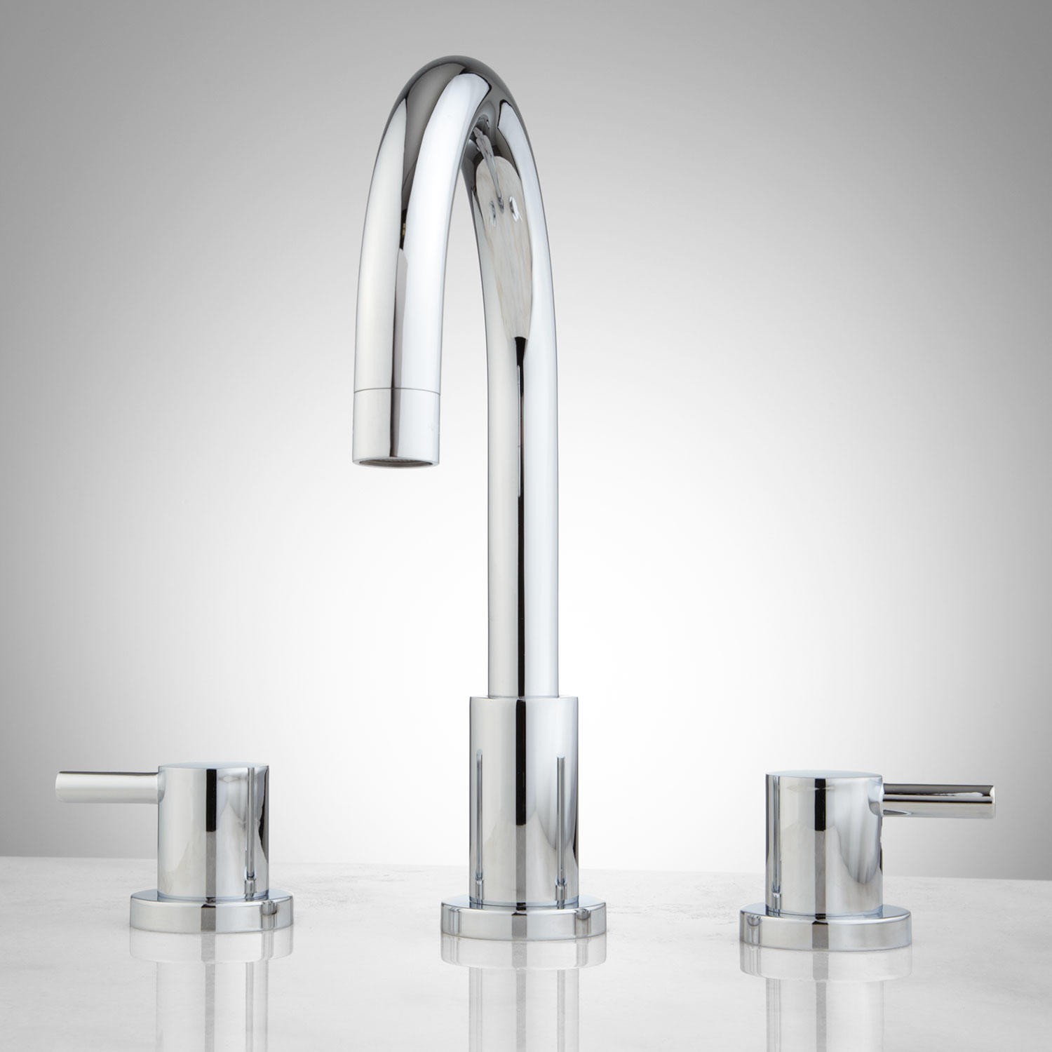 bathroom faucets rotunda widespread bathroom faucet - lever handlescreate modern class with  the KIKIAFR