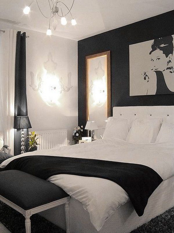 black and white bedroom ideas creative ways to make your small bedroom look bigger ICPHAUO
