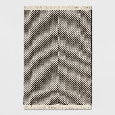black and white rug black/white chevron area rug - project 62™ BEEGJKS