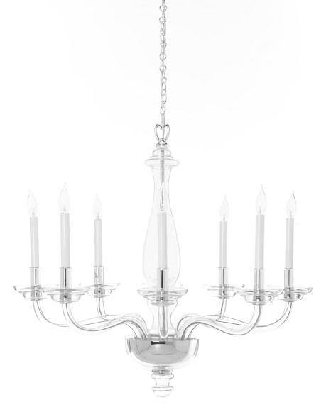 blown glass chandelier TVARNOC