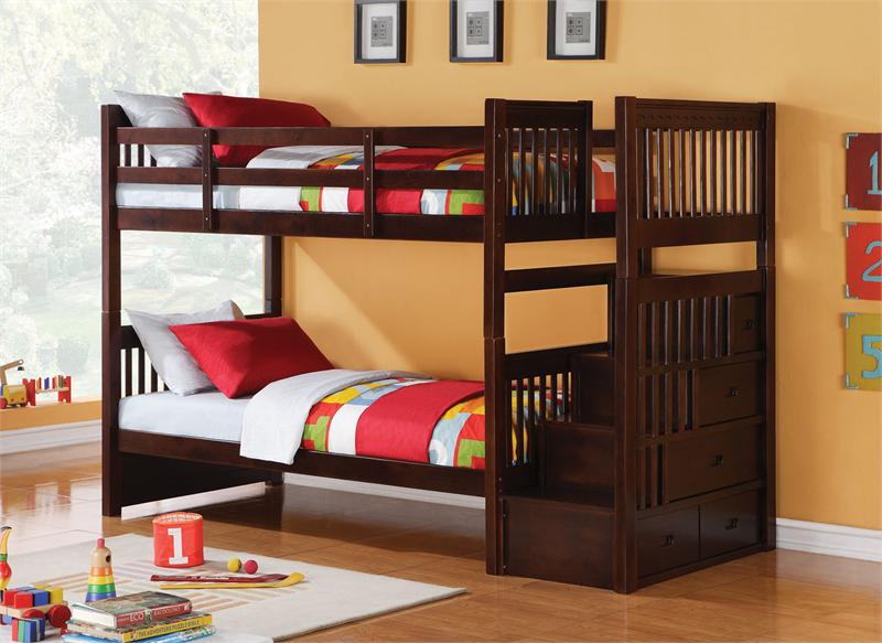 bunk beds for kids astonishing teak wood bunk bed with exotic red and green sheeets also ZSVVKGX