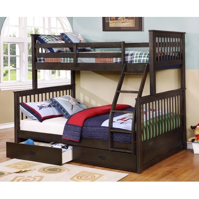 bunk beds wildon home ® walter twin over full bunk bed u0026 reviews | wayfair MBYDCSO