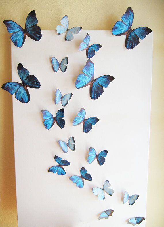 butterfly wall decor 18 butterflies blue something blue butterfly by simplychiclily, $39.00 ·  paper wall TJTKZTG